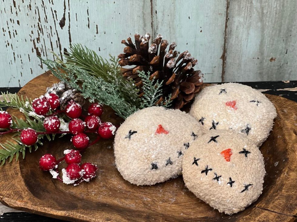 DIY Snowman Head Bowl Filler The Shabby Tree