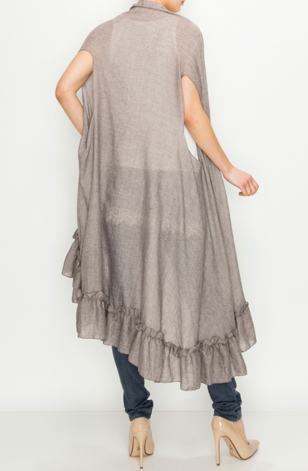 Sleeveless Kimono Vest The Shabby Tree