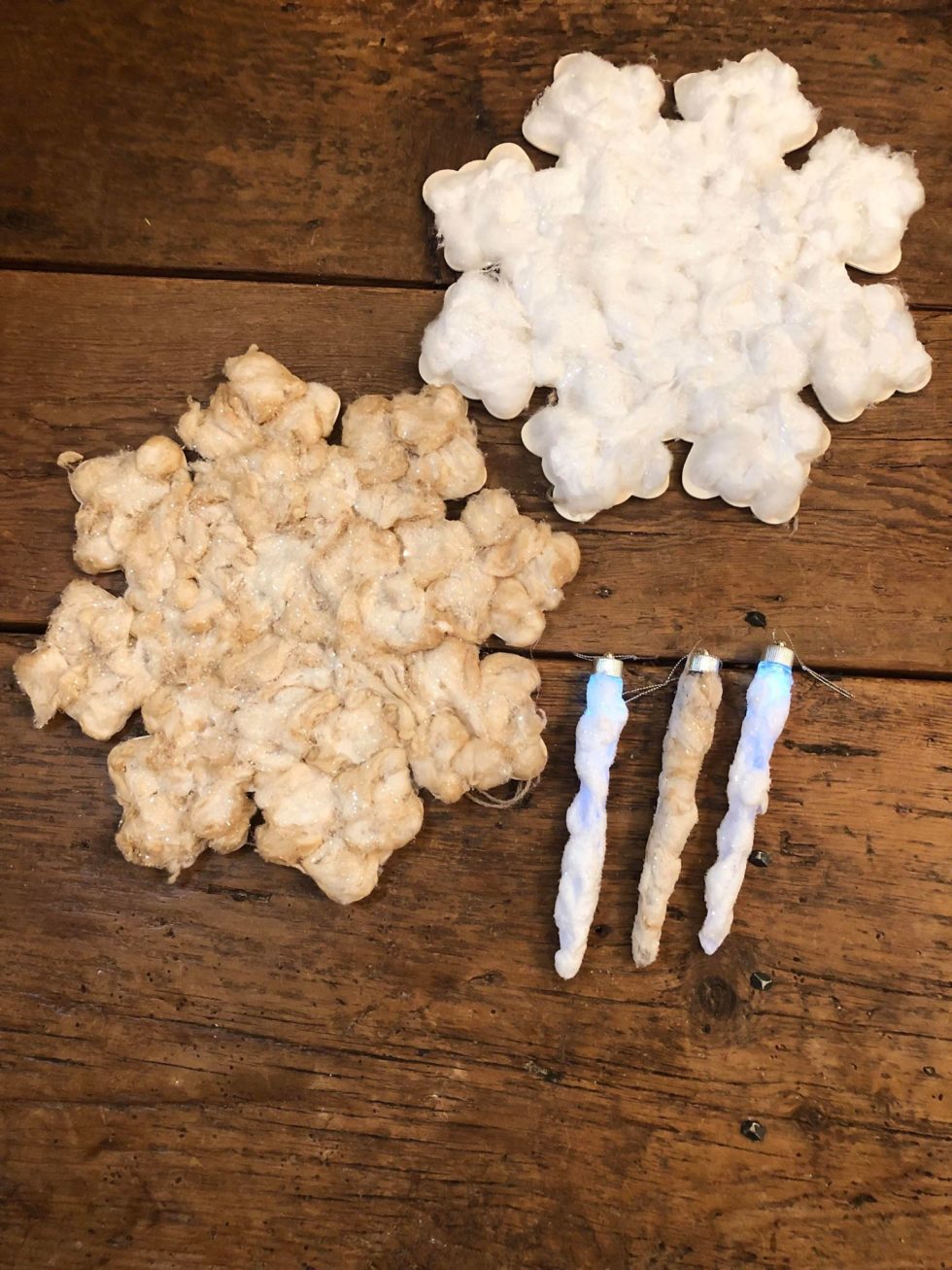 Diy Dollar Tree Snowflake and Icicle The Shabby Tree