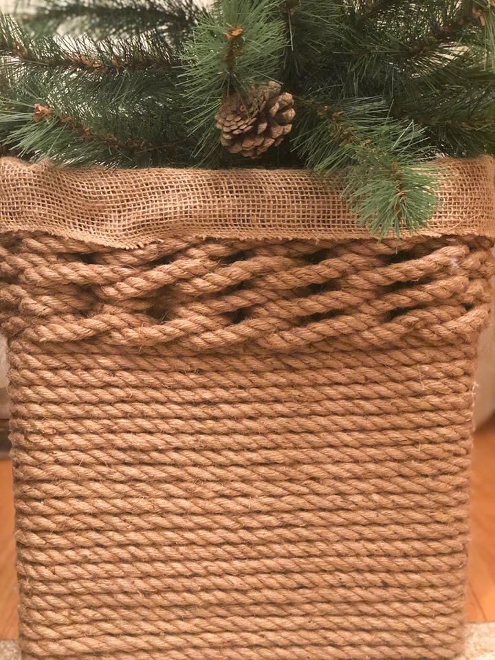 DIY Jute Storage Box The Shabby Tree