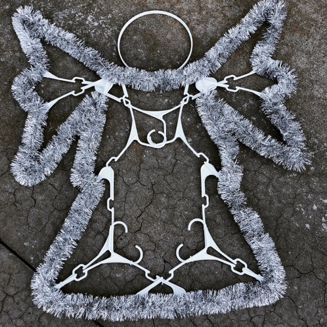 Decorations Made With Clothes Hangers