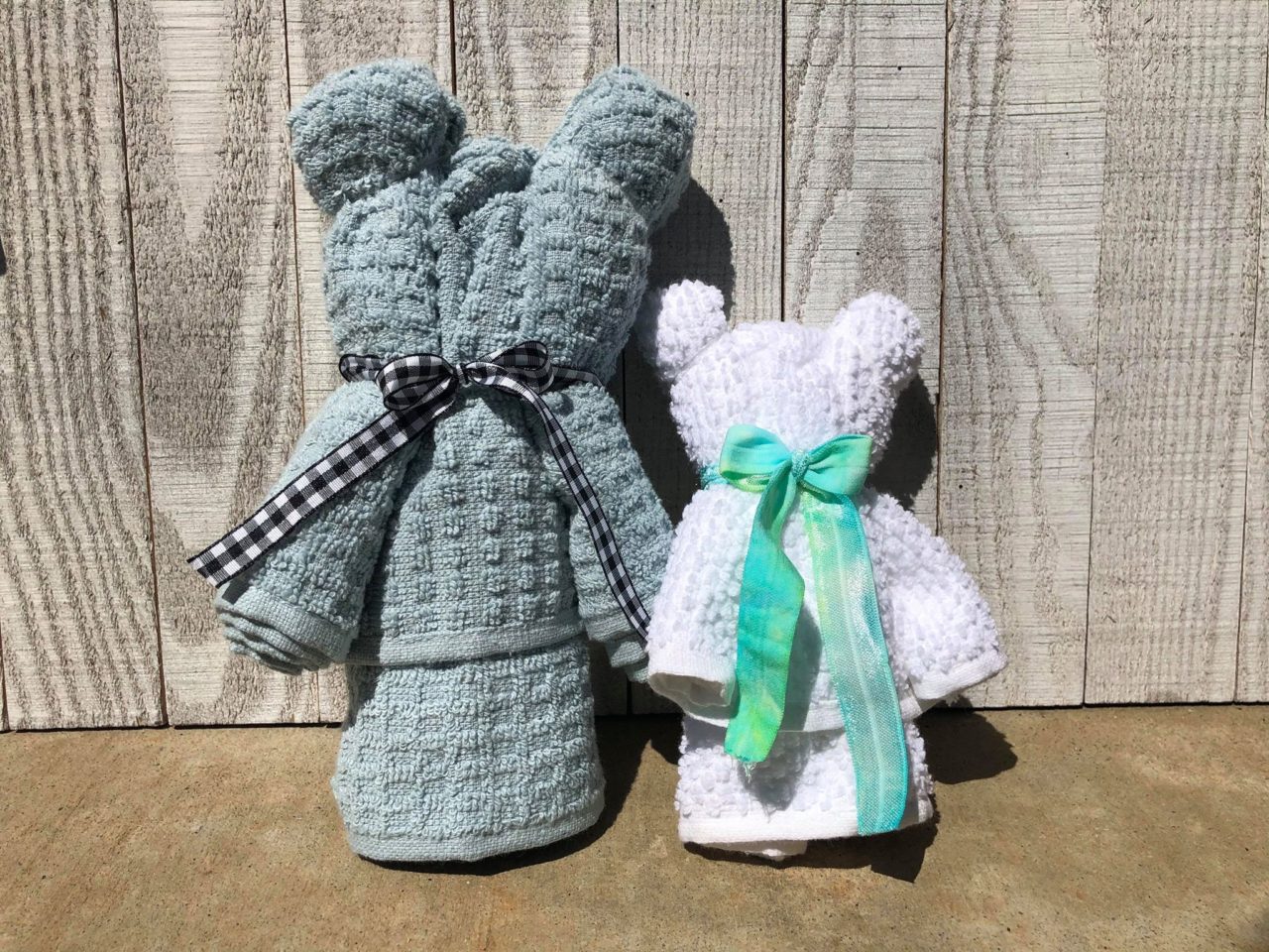DIY Towel Teddy Bear The Shabby Tree