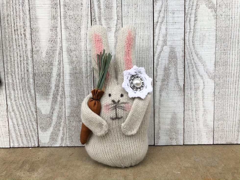 DIY Glove Bunny The Shabby Tree