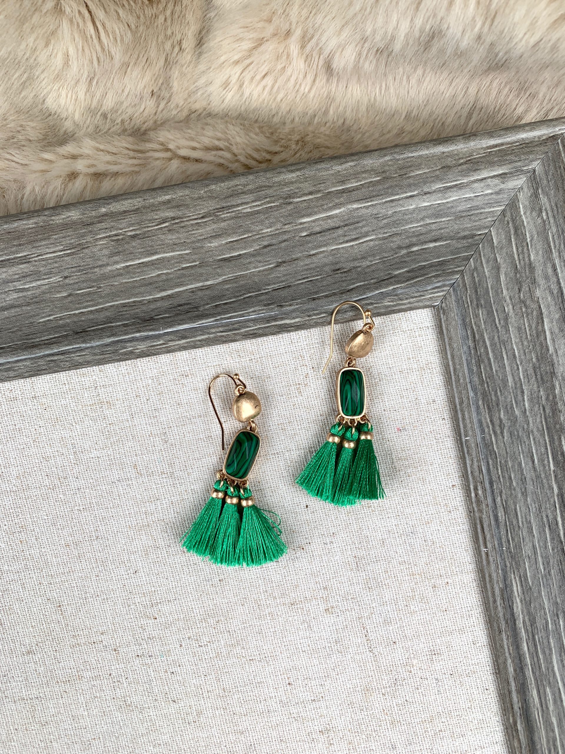 Luck of the Irish Tassel Earrings The Shabby Tree