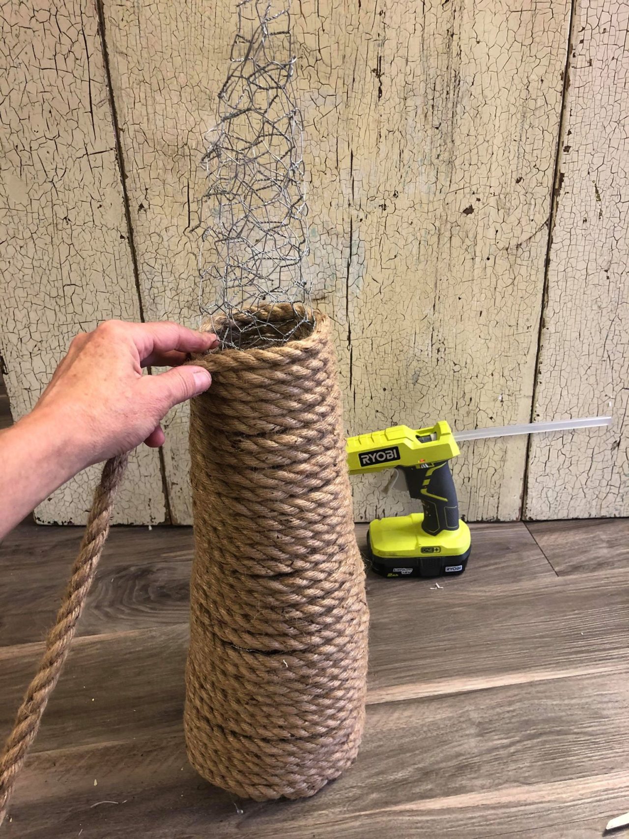 DIY Chicken Wire Tree The Shabby Tree