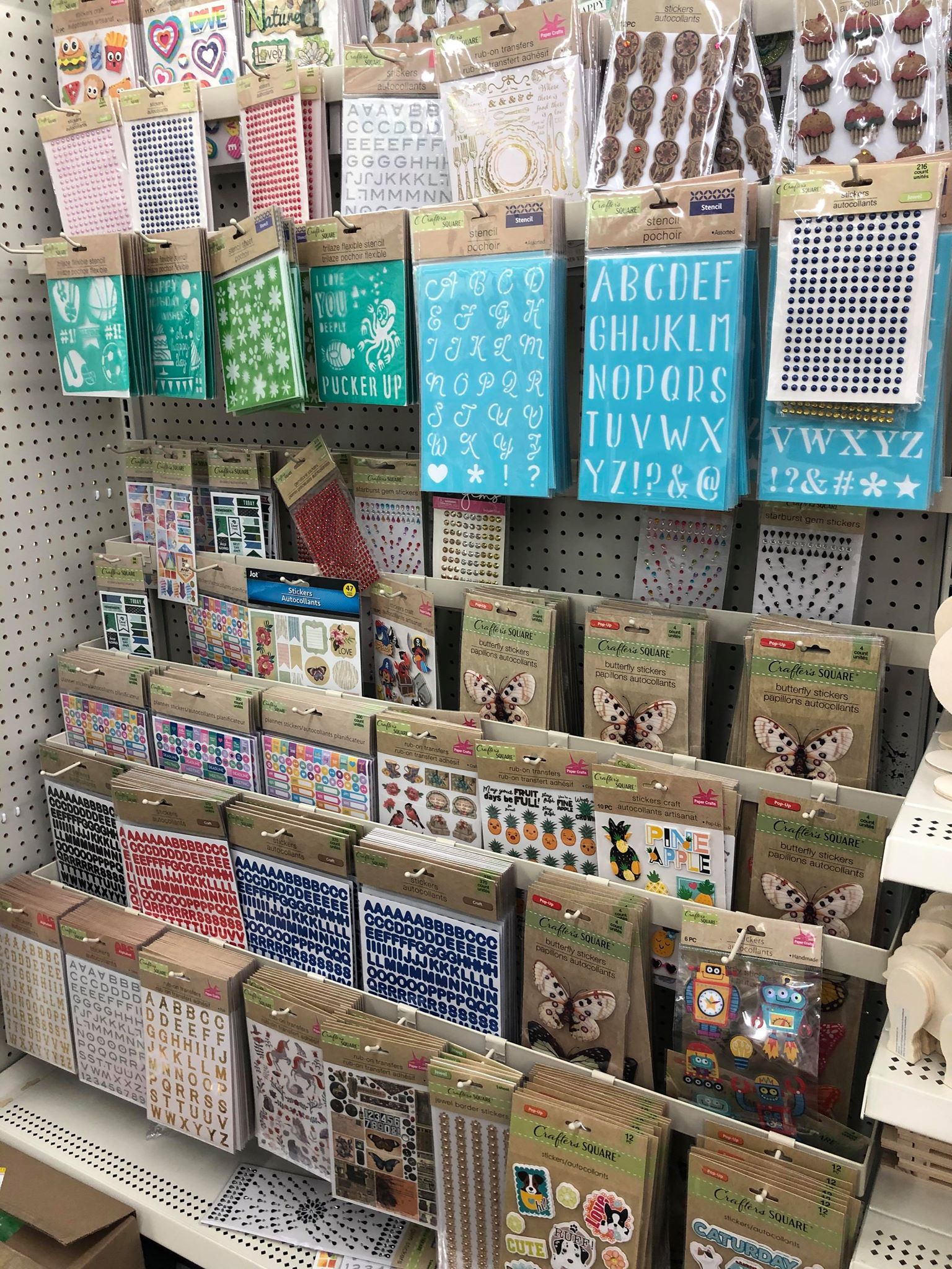 NEW Dollar Tree Crafter's Square Clear Stamps What's New Wednesday
