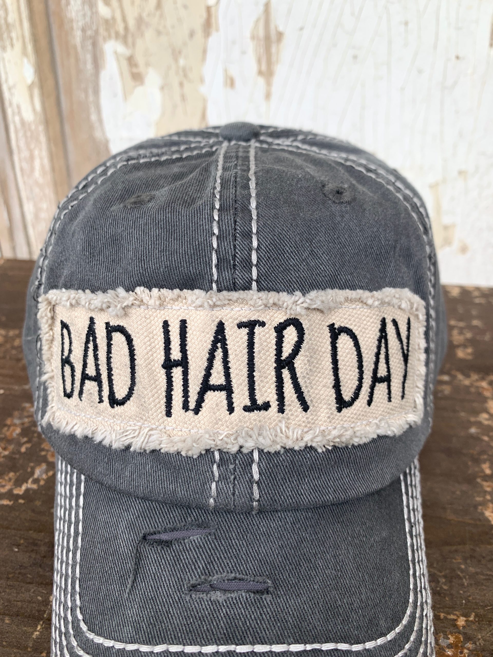 Bad Hair Day Hat - Black - The Shabby Tree