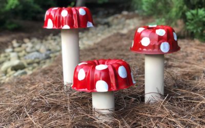DIY Bundt Pan Mushrooms