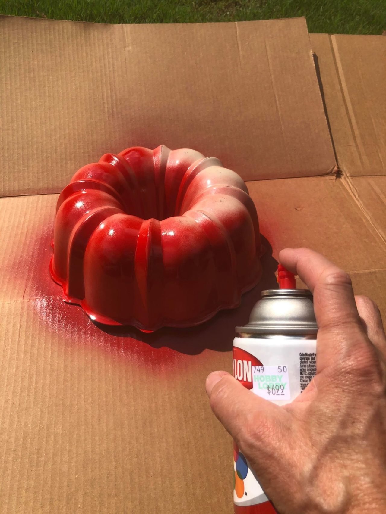 DIY Bundt Pan Mushrooms The Shabby Tree