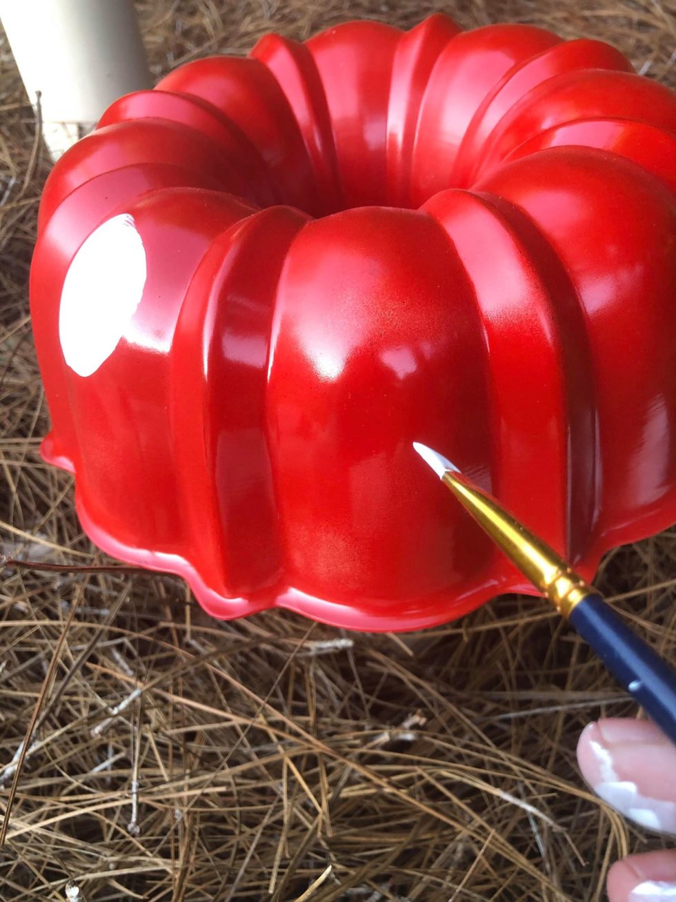 DIY Bundt Pan Mushrooms - The Shabby Tree