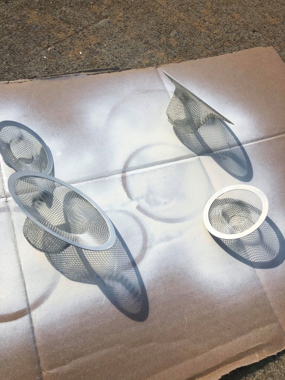 DIY Dollar Tree Mesh Strainer Sun Hats The Shabby Tree