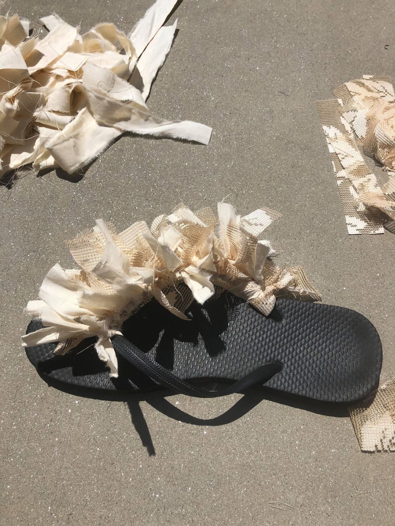 DIY Rag Flip Flops The Shabby Tree