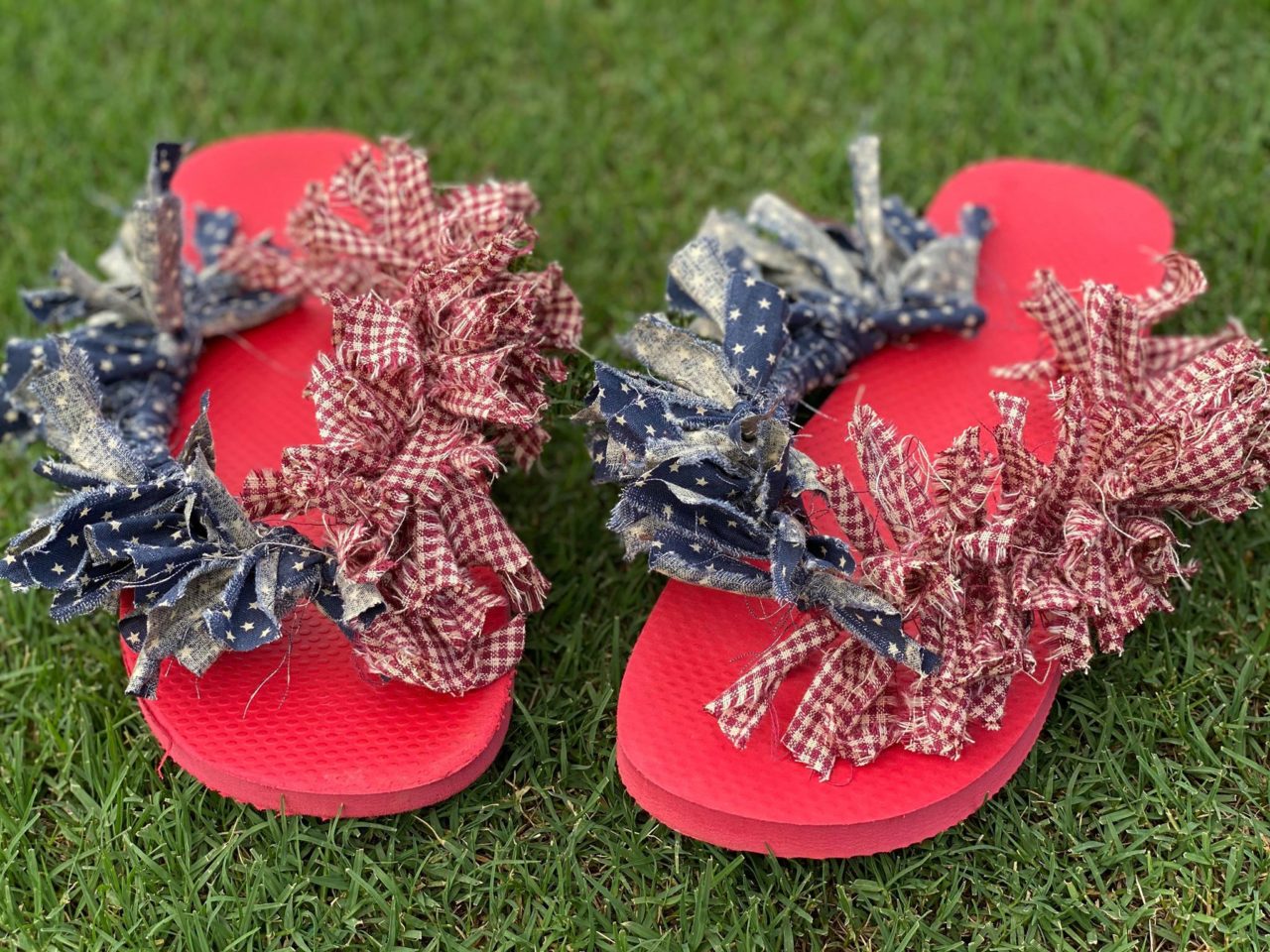 DIY Rag Flip Flops - The Shabby Tree