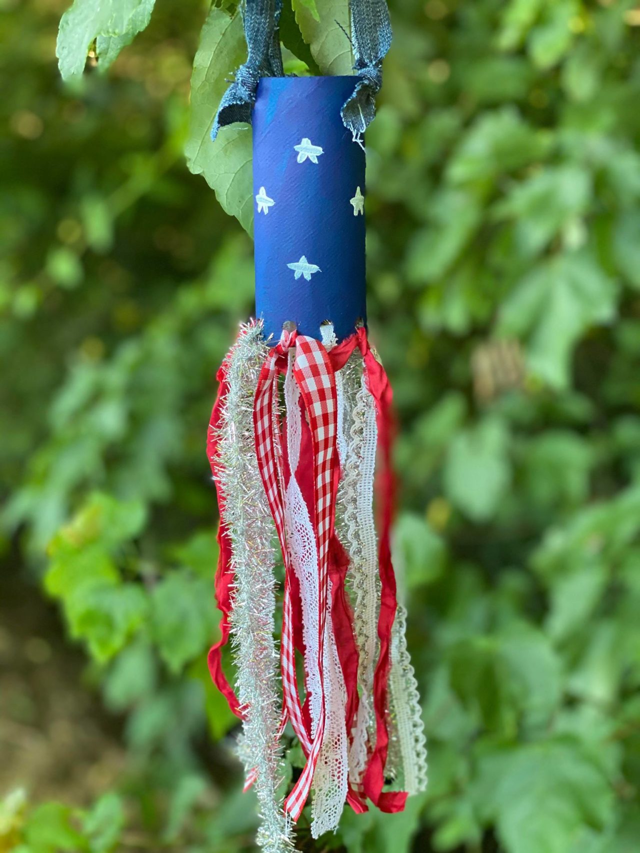 DIY Toilet Roll Windsock - The Shabby Tree