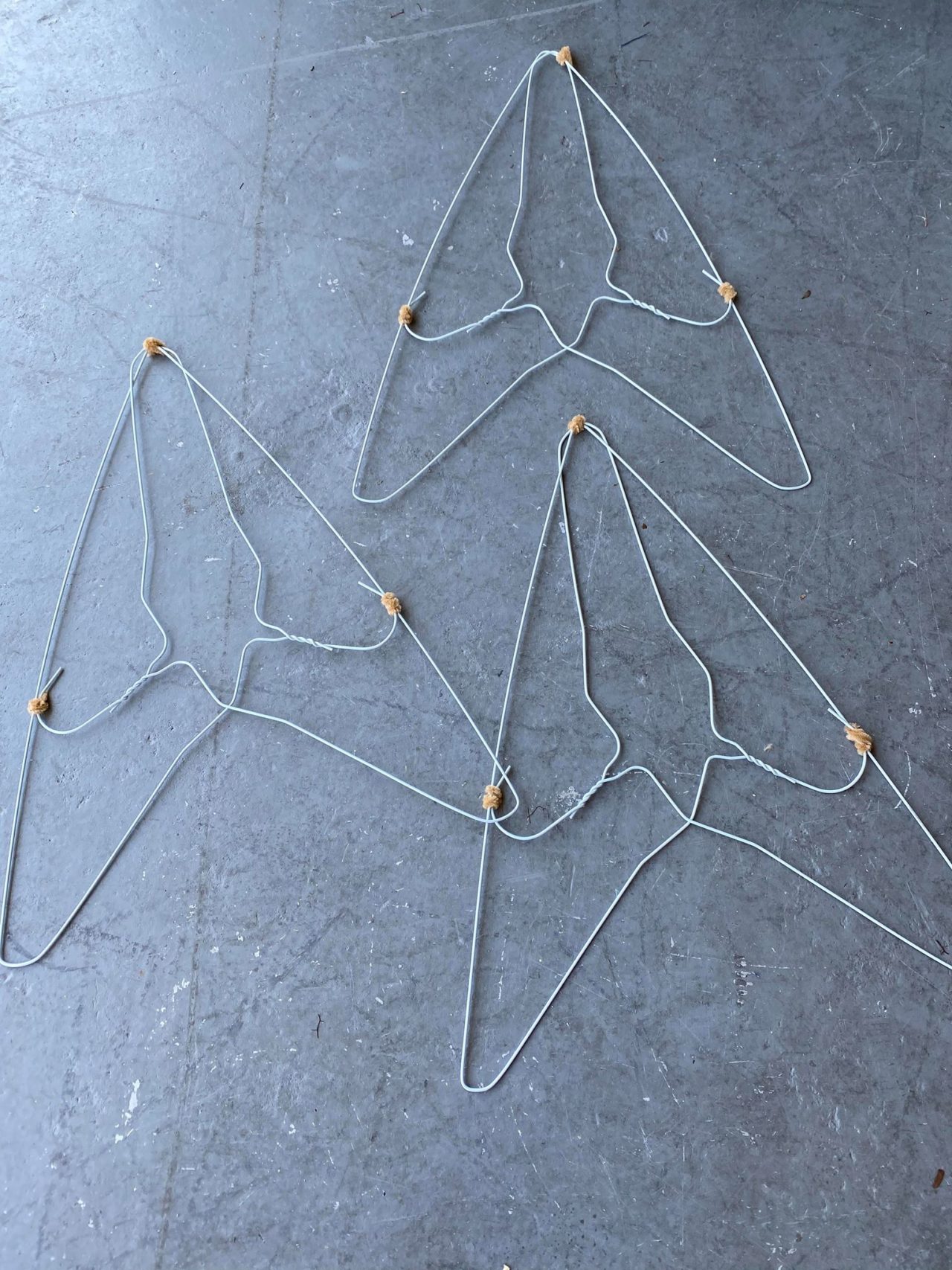 DIY Metal Hanger Tree The Shabby Tree