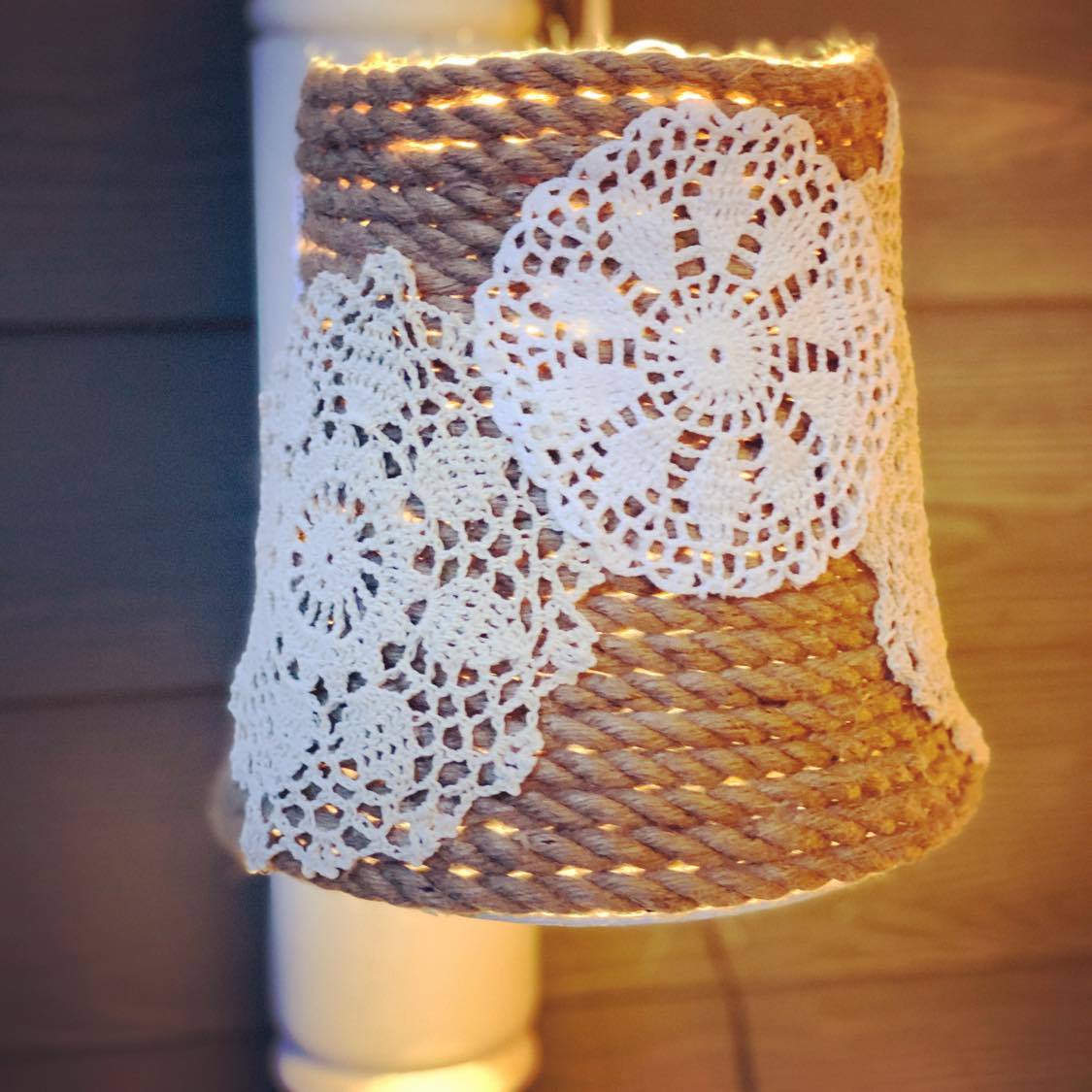 20 Crochet Lamp Shade Free Pattern For 2020  Crochet lamp, Diy hanging  light, Crochet lampshade