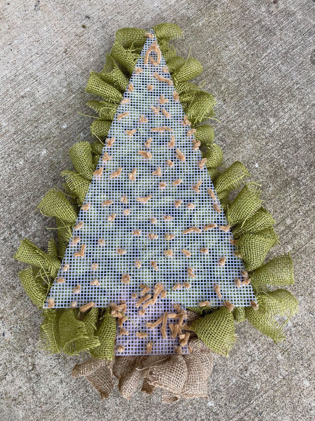 DIY Plastic Canvas Tree The Shabby Tree