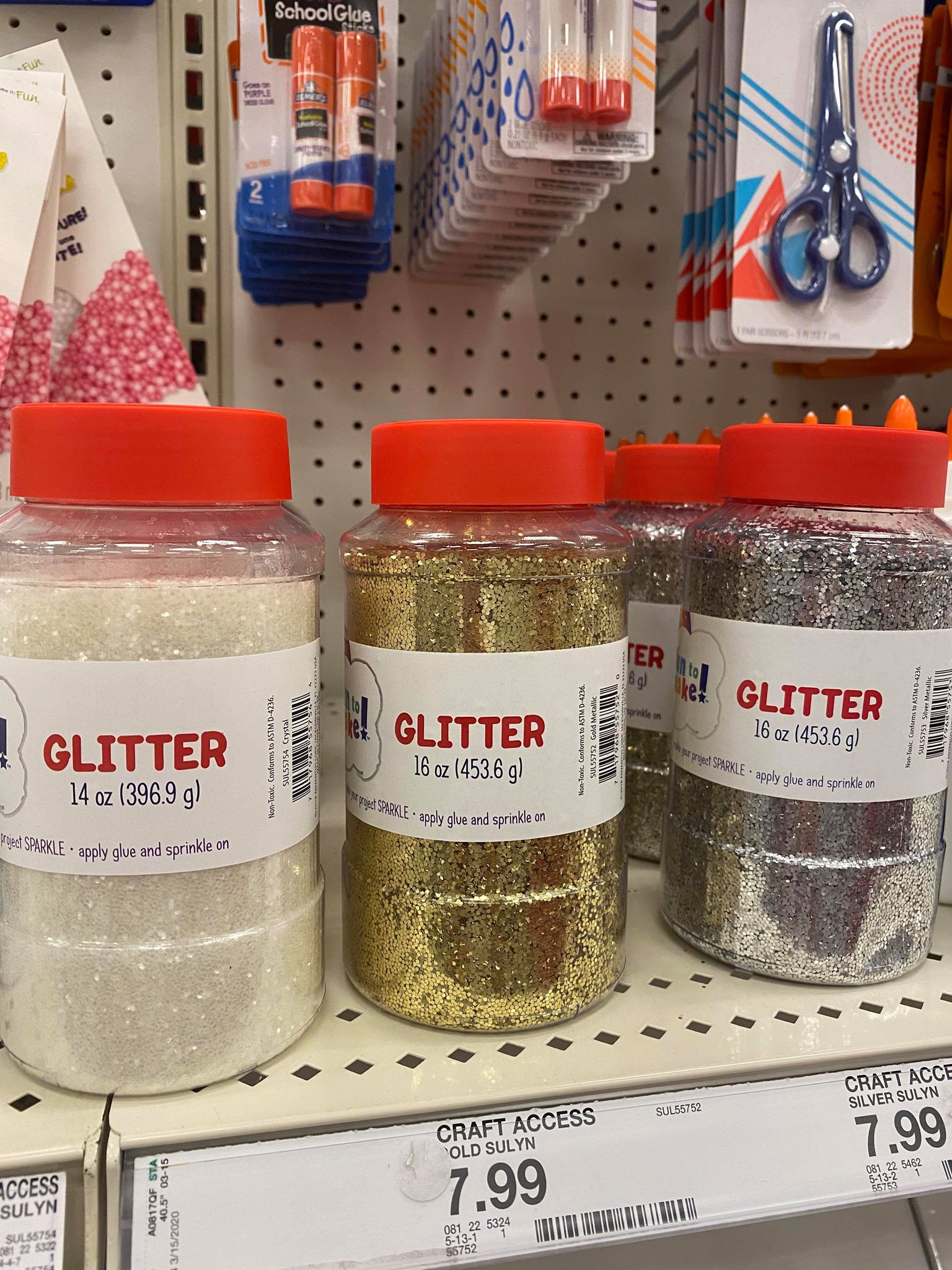 Sulyn Non Toxic Crystal Glitter Jar, 3 oz - Foods Co.