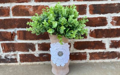 DIY Sock Vase Cover