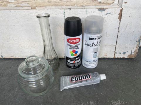 DIY Glass Lamp Post - The Shabby Tree