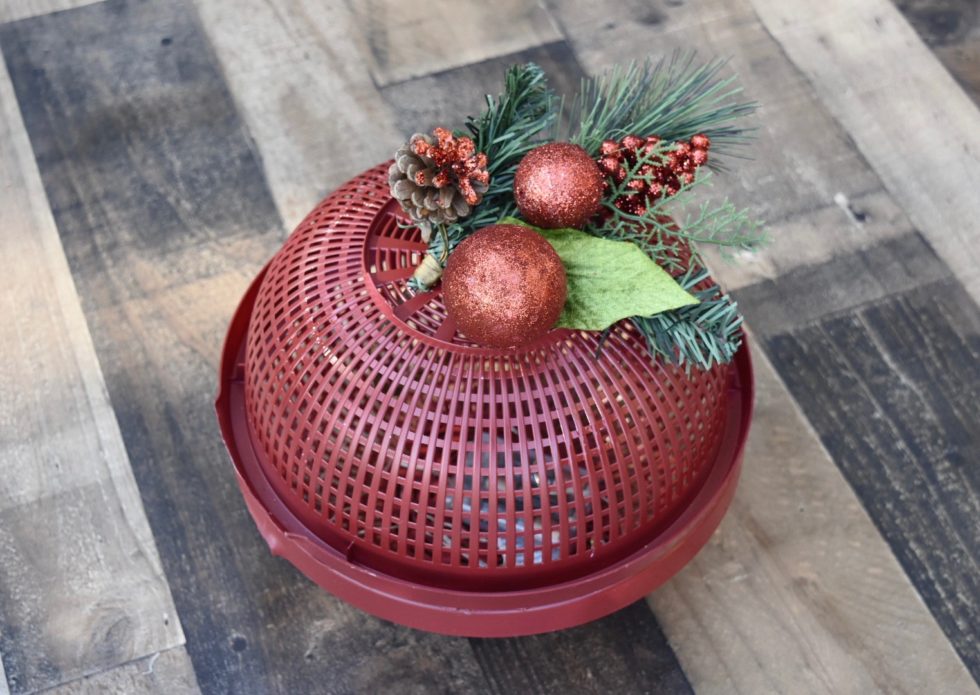 DIY Colander Ornament The Shabby Tree