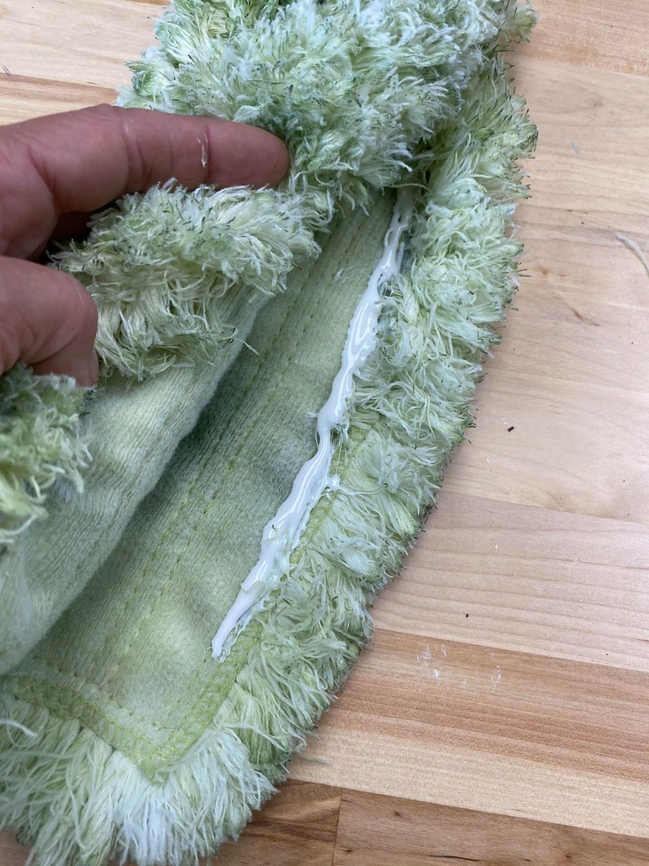 DIY Dollar Tree Mop Pad Tree The Shabby Tree