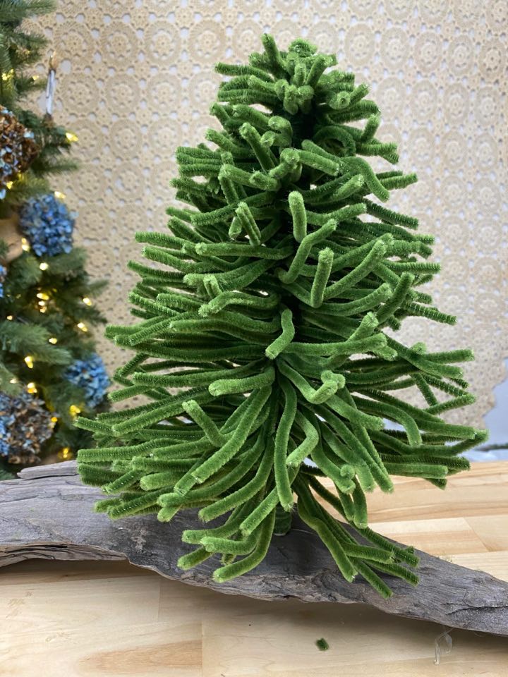 DIY Chenille Pipe Cleaner Tree - The Shabby Tree