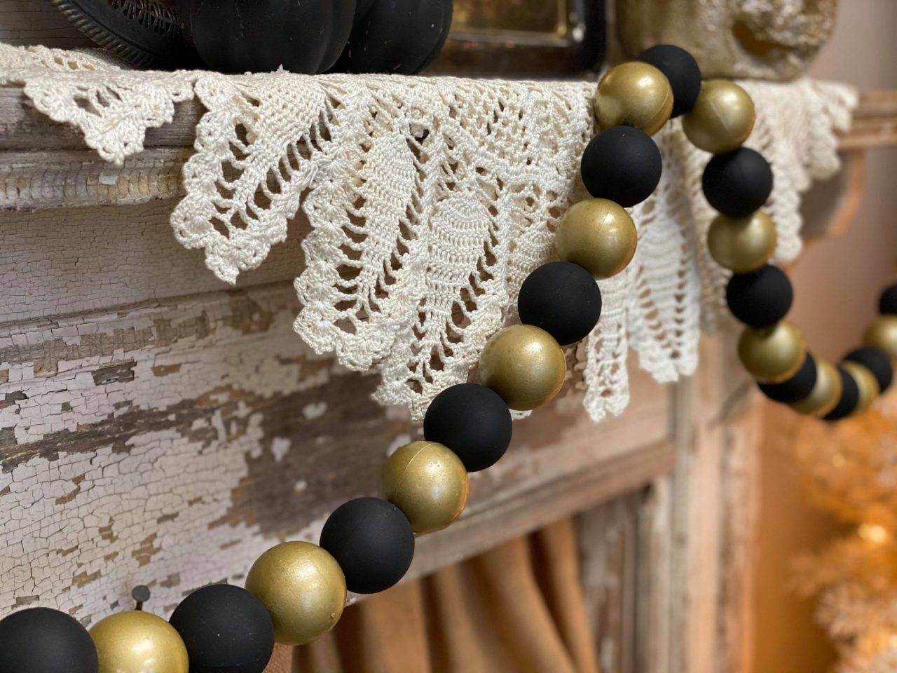 DIY Ball Garland The Shabby Tree