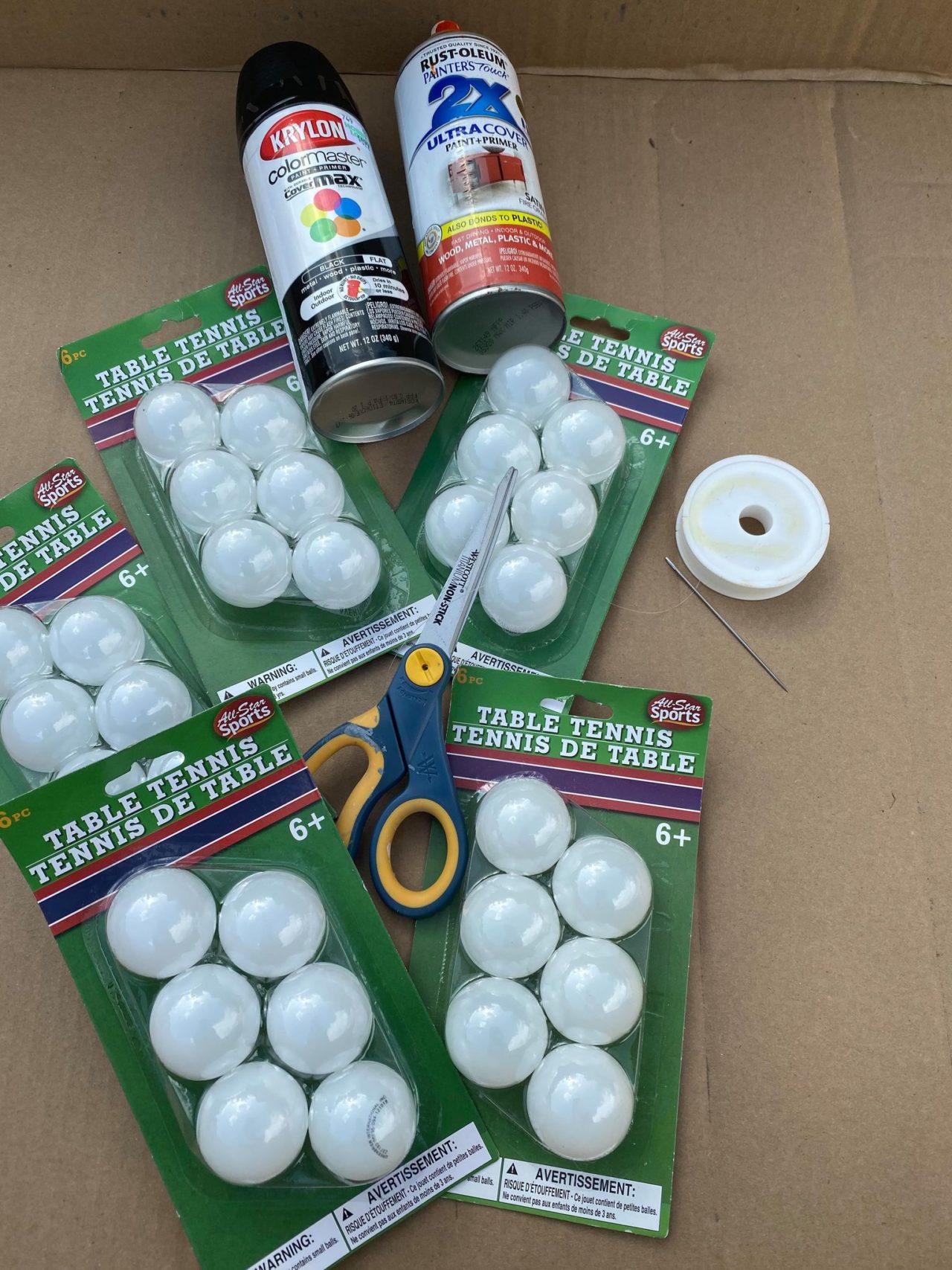 DIY Ball Garland The Shabby Tree