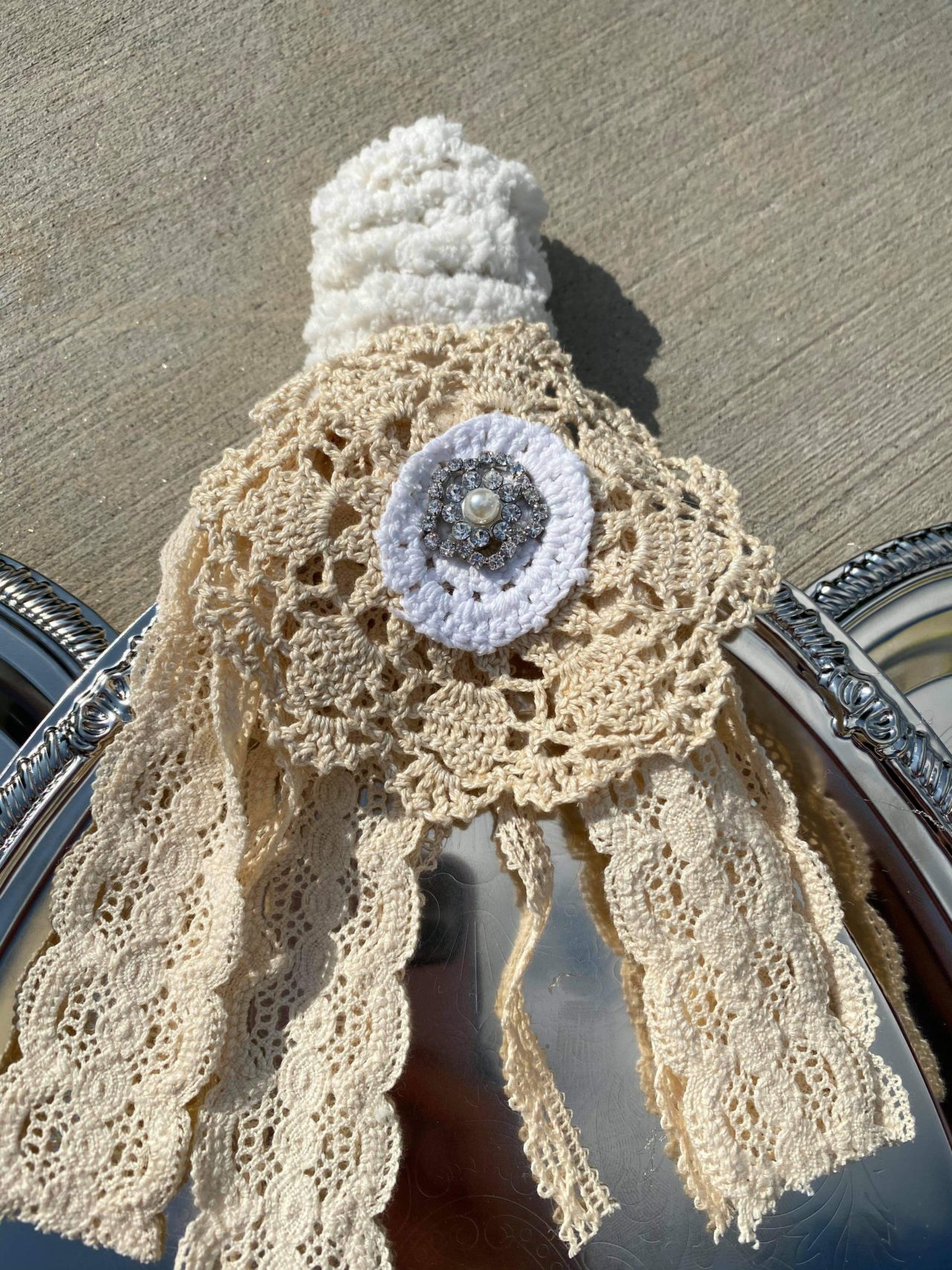 DIY Dollar Tree Silver Platter Pumpkin The Shabby Tree