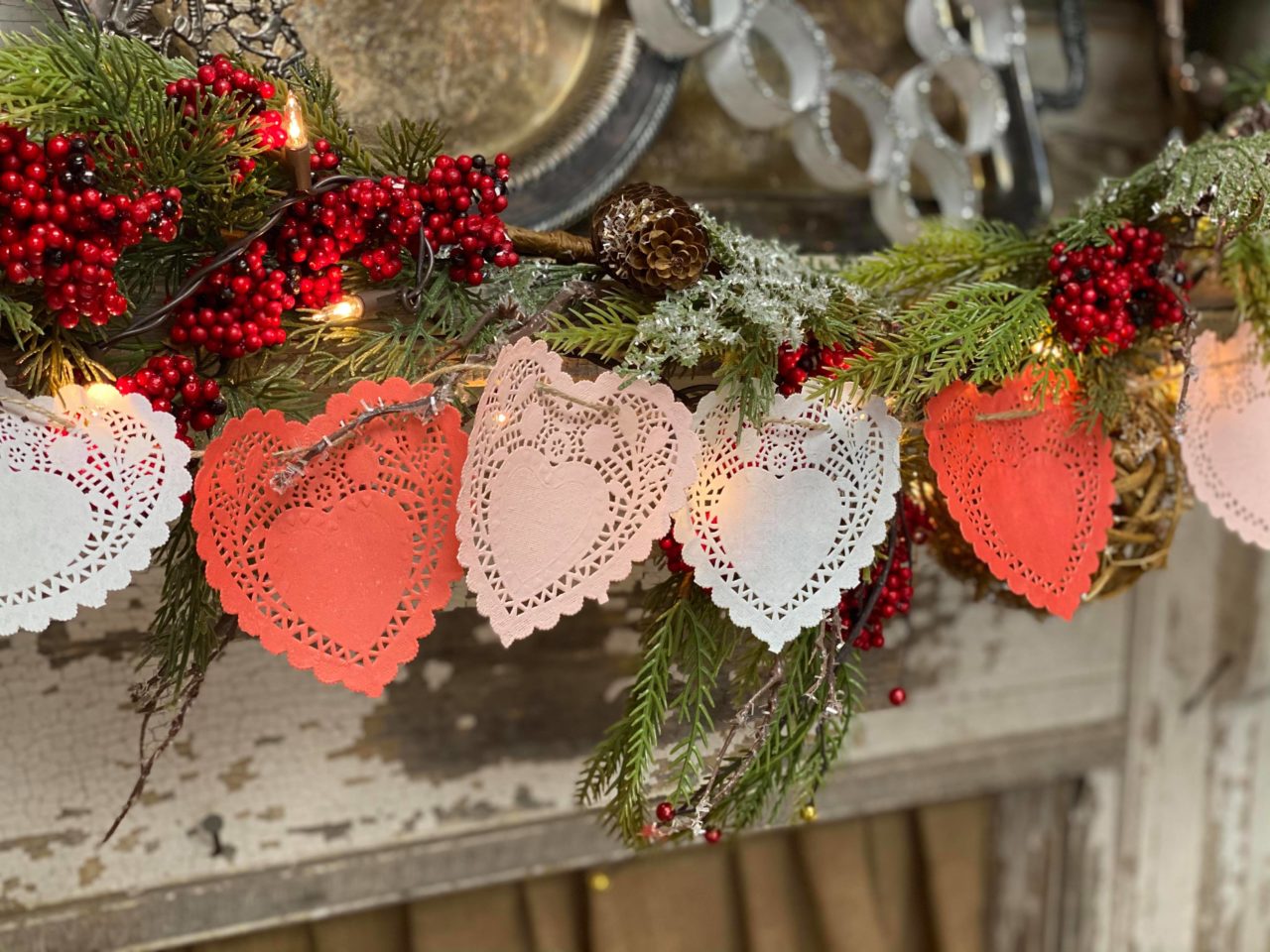 DIY Paper Doily Banner - The Shabby Tree