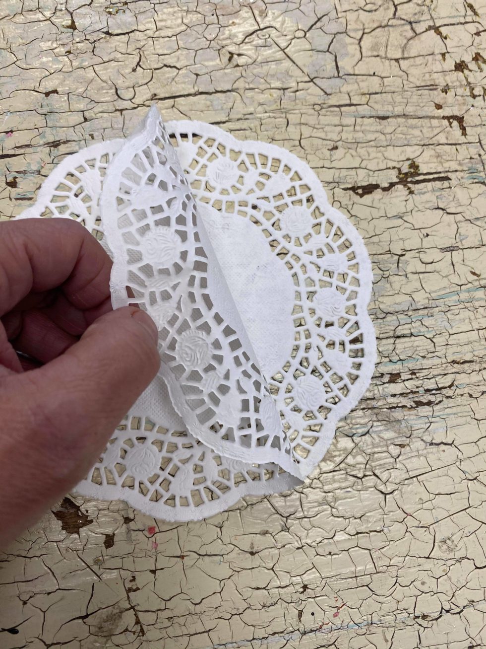 DIY Paper Doily Banner - The Shabby Tree