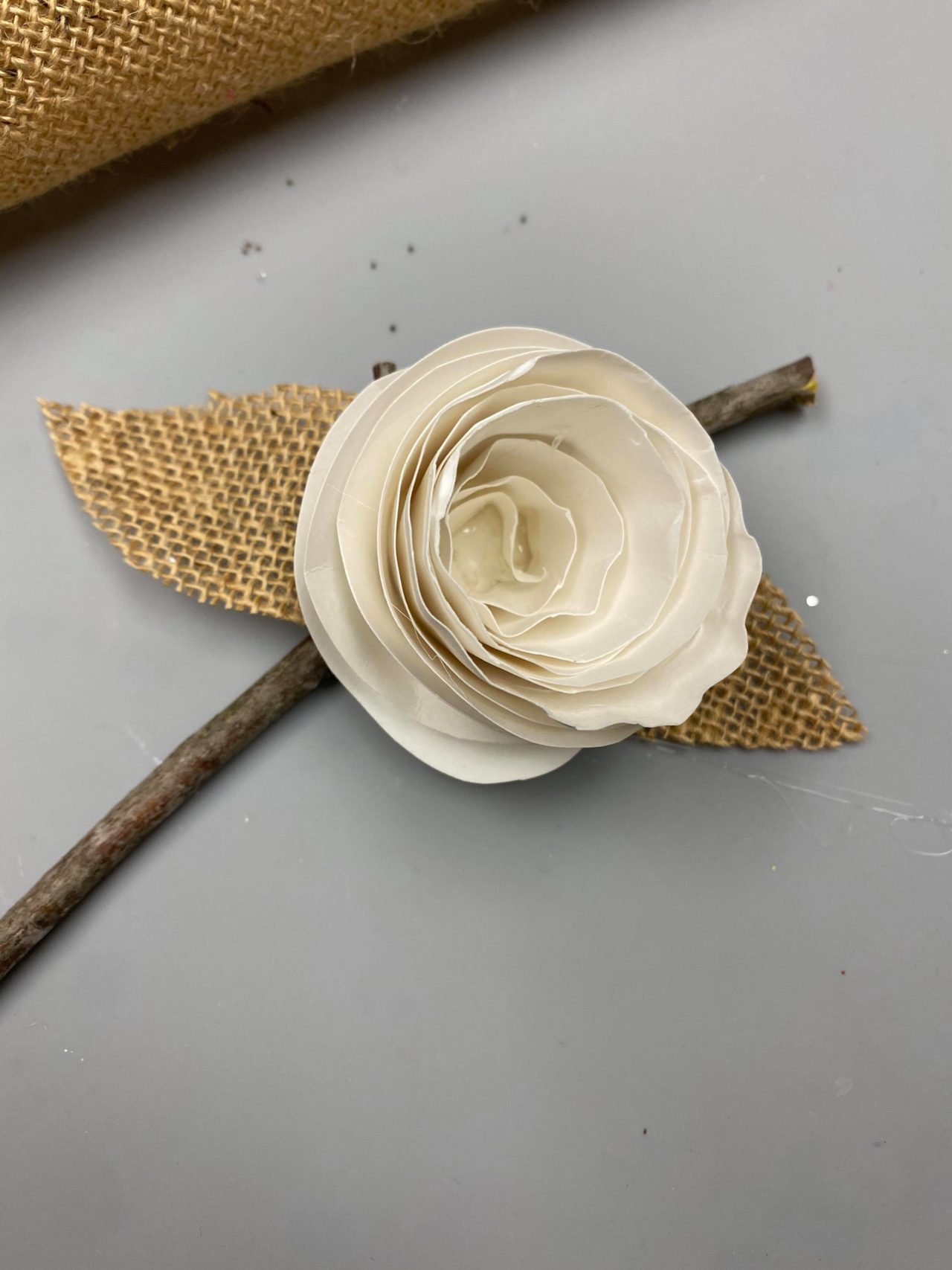 DIY Paper Roses - The Shabby Tree