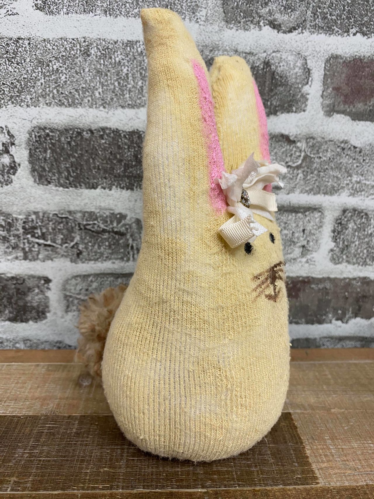 DIY Stuffed Sock Bunny - The Shabby Tree
