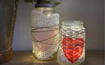 DIY Decorative Glass Jar Light