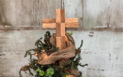 DIY Wooden Cross Using Tumbling Tower Pieces