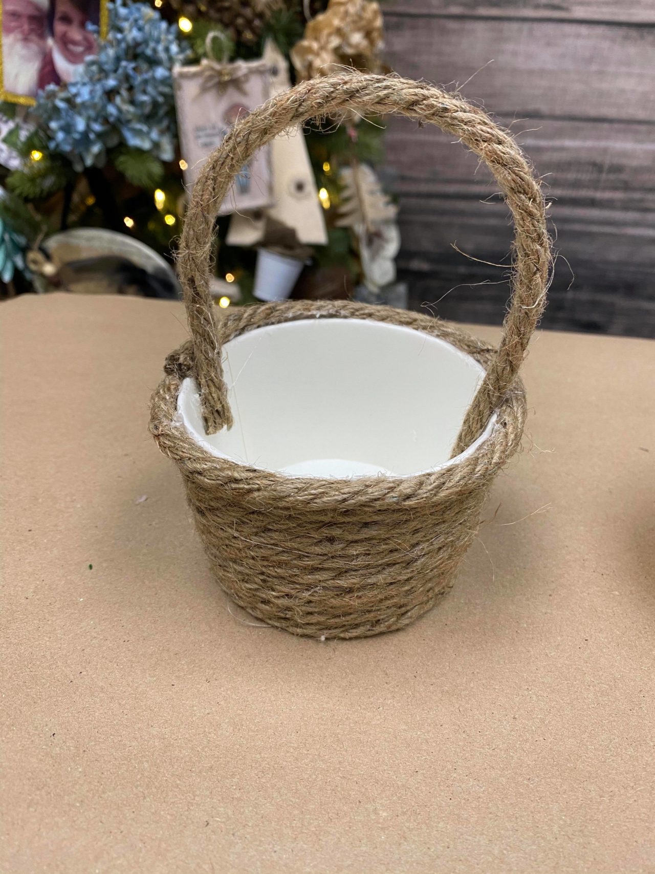 Paper Cup DIY Basket The Shabby Tree