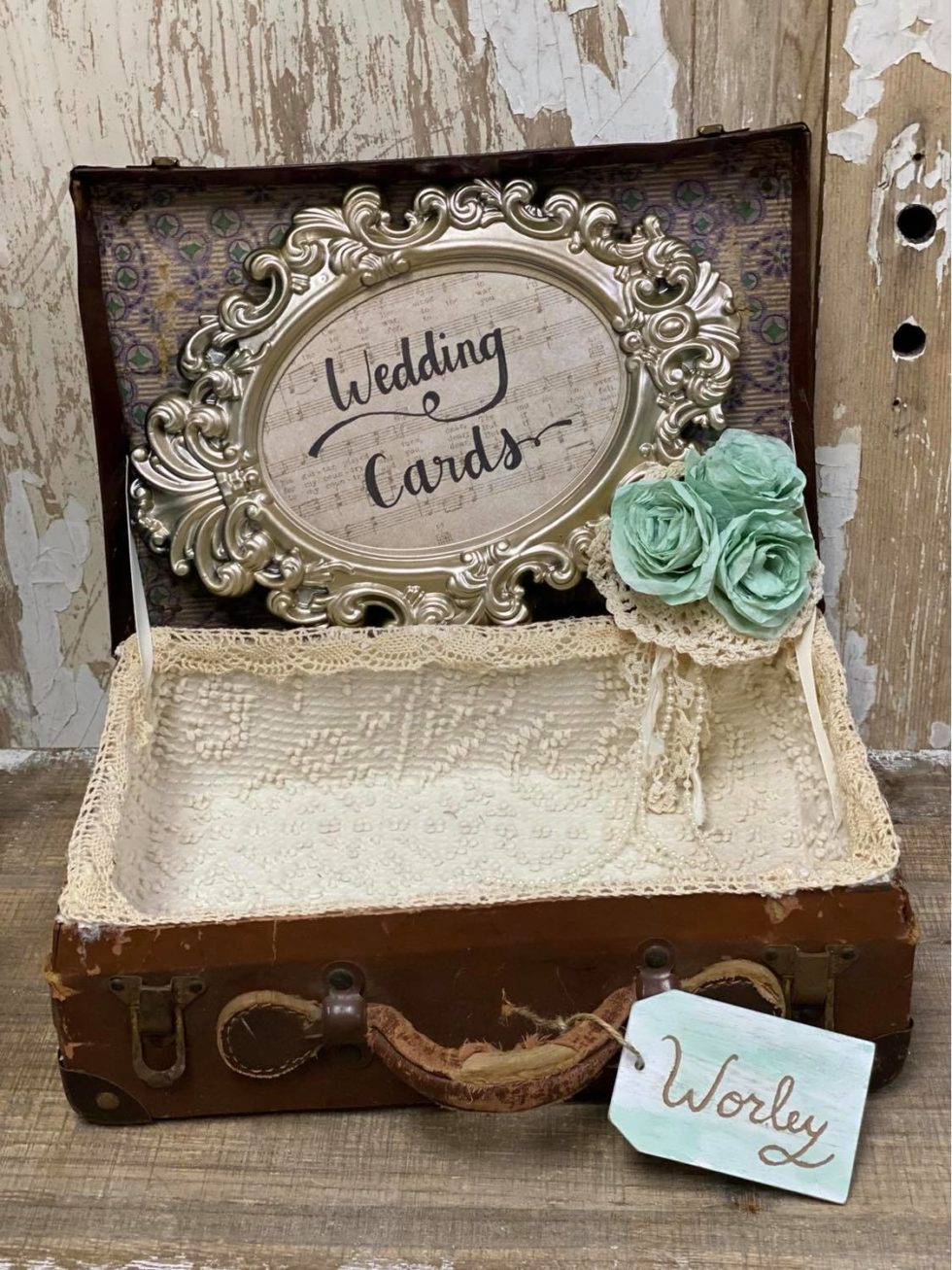 DIY Wedding Card Holder The Shabby Tree