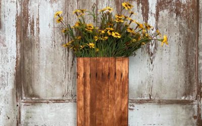 DIY Hanging Flower Container