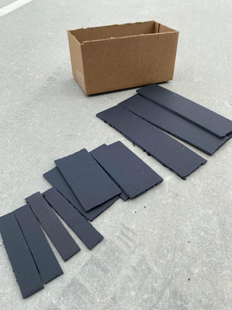 DIY Faux Wood Using Foam Board The Shabby Tree