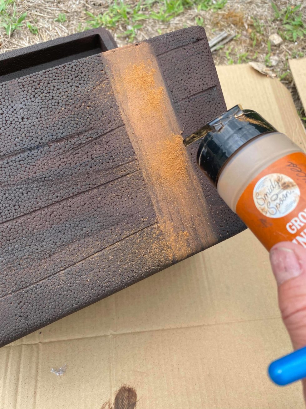 Dollar Tree Styrofoam Cooler Makeover The Shabby Tree