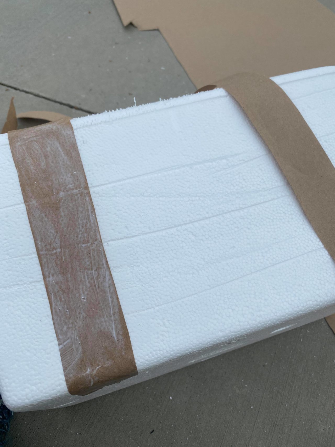 Dollar Tree Styrofoam Cooler Makeover The Shabby Tree