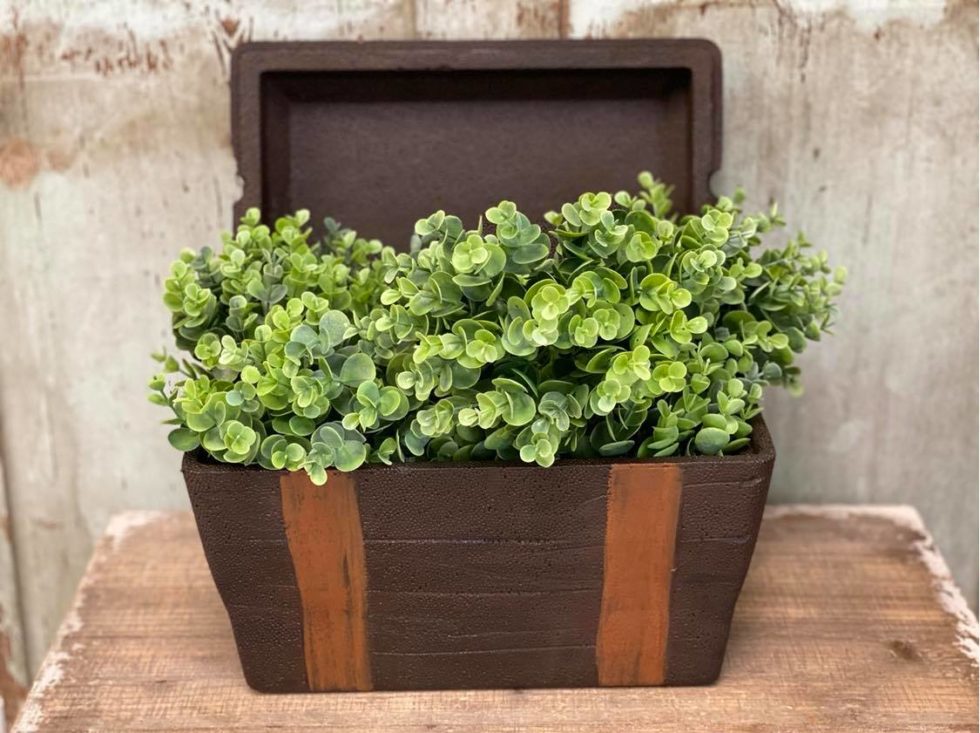 Dollar Tree Styrofoam Cooler Makeover The Shabby Tree