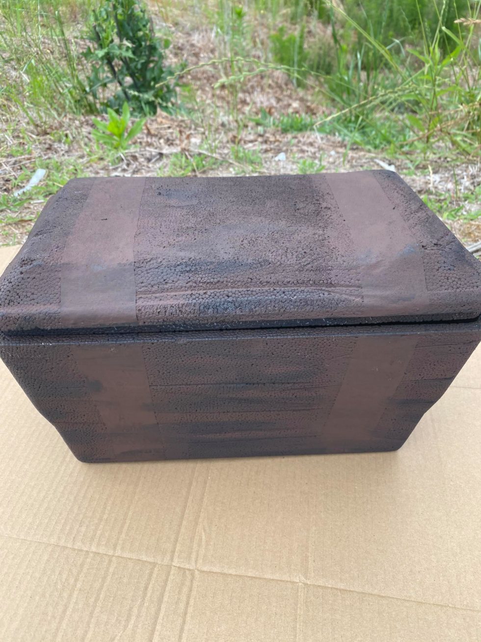 Dollar Tree Styrofoam Cooler Makeover The Shabby Tree