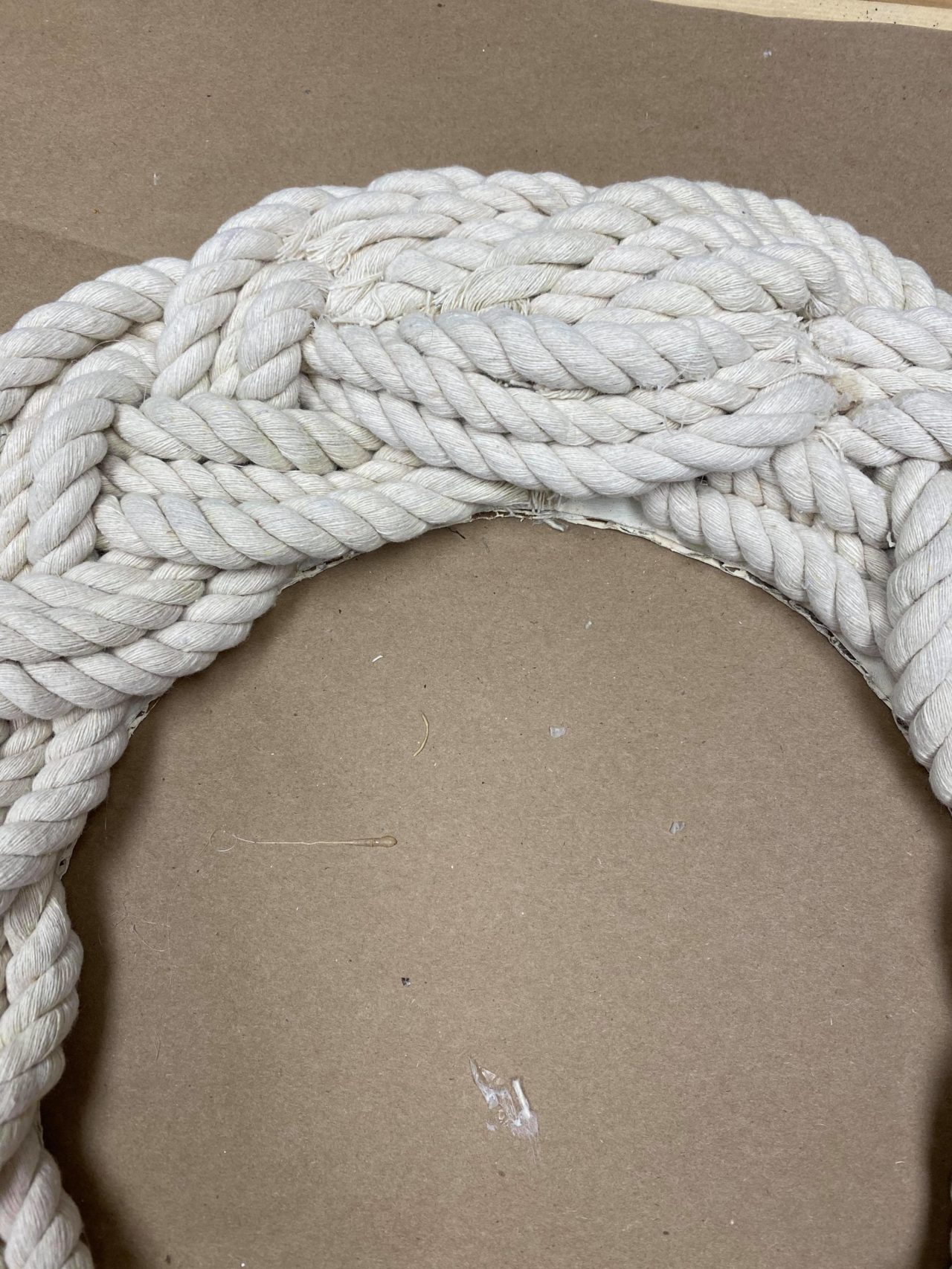 DIY Braided Nautical Rope Wreath The Shabby Tree