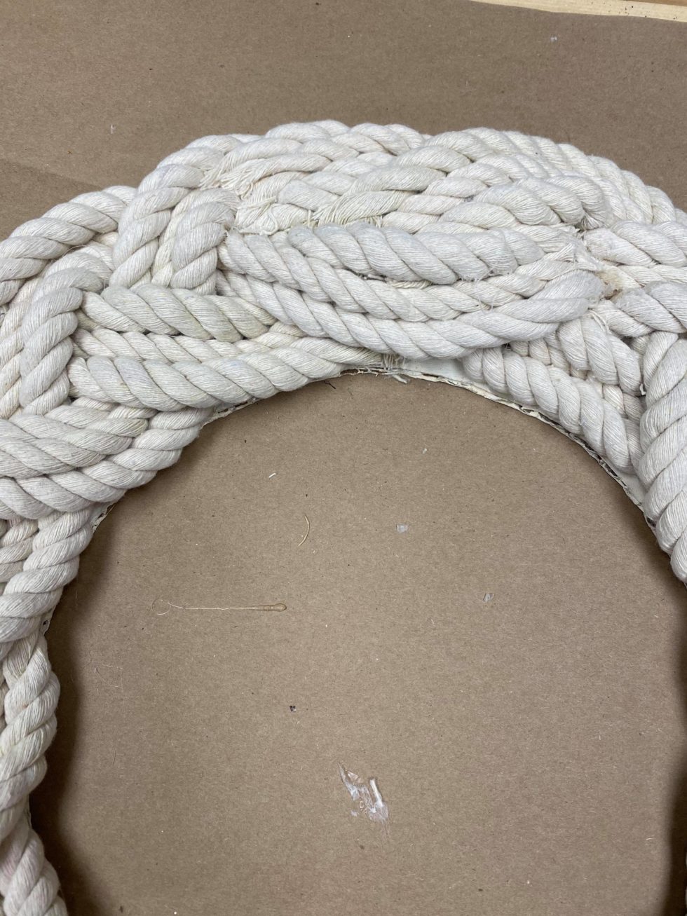 DIY Braided Nautical Rope Wreath The Shabby Tree