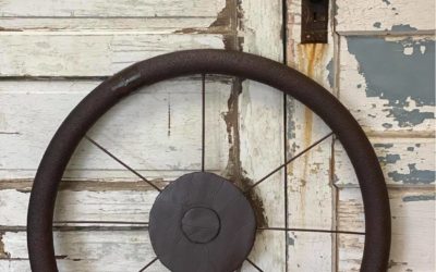 DIY Faux Wagon Wheel