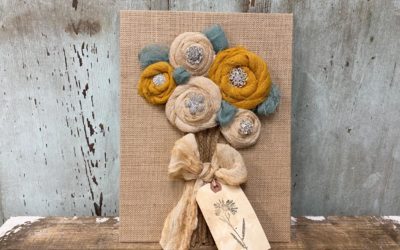 DIY Cheesecloth Flowers