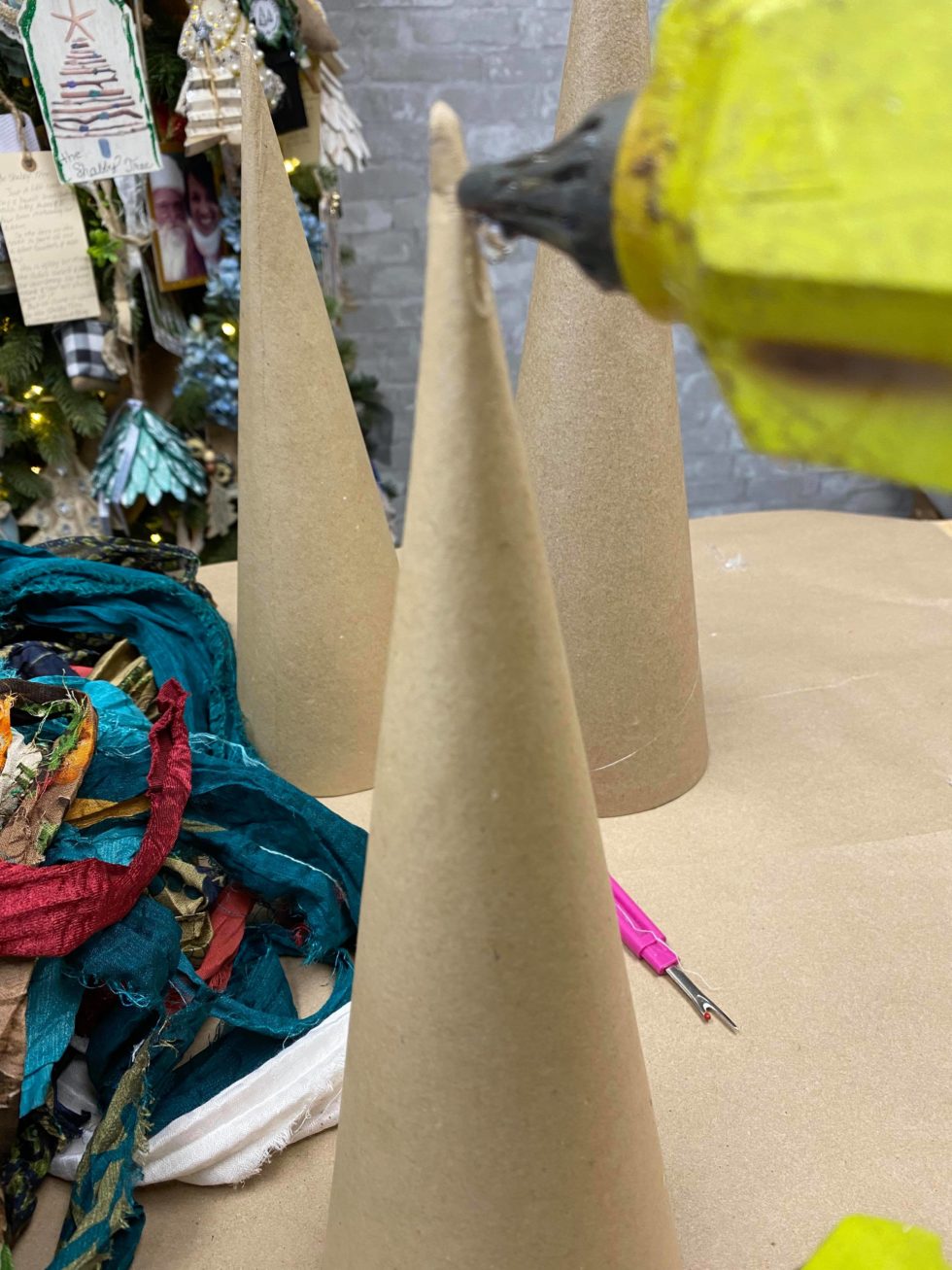 Rag Rug DIY Tree - The Shabby Tree