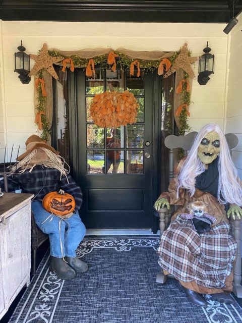 Front Porch for Halloween “2021” - The Shabby Tree